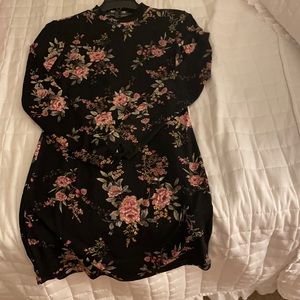 Stretchy Mesh Long Neck dress